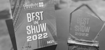 Emmegi USA "Best Machinery Booth" at Glassbuild 2022 archivio news Emmegi
