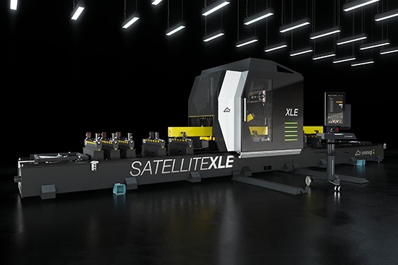 datasheets: Centri di lavoro a portale Satellite XLE Emmegi