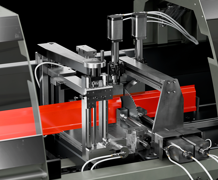 Automatica ER Cutting zone with bridge vices Emmegi