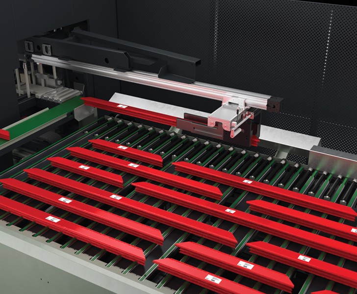 CNC machining centres + Quadra HCS high-capacity unloading magazine Emmegi