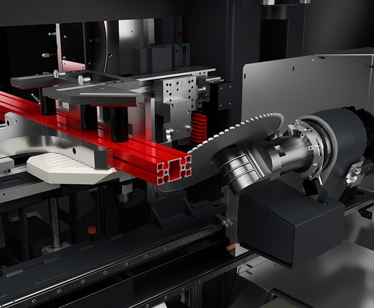 Centri di lavoro CNC + Quadra Modulo di taglio orizzontale Emmegi
