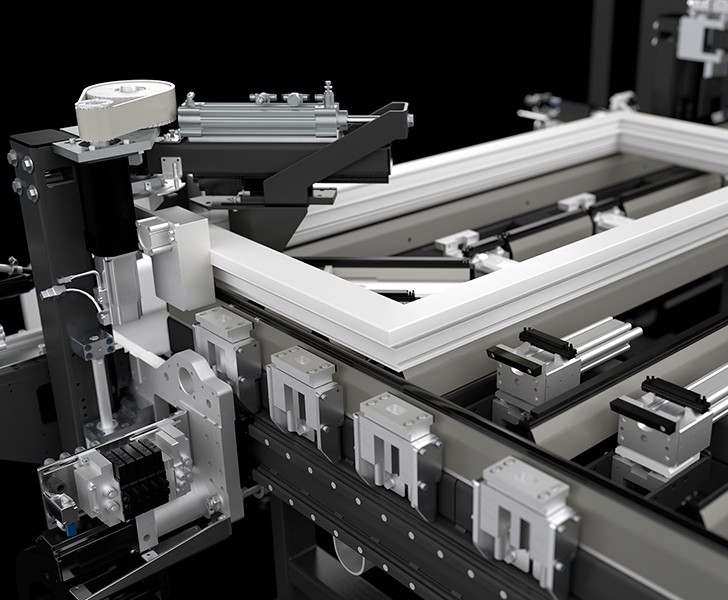 Cnc bewerkingsbanken Insermatic Rotatie van het frame Emmegi