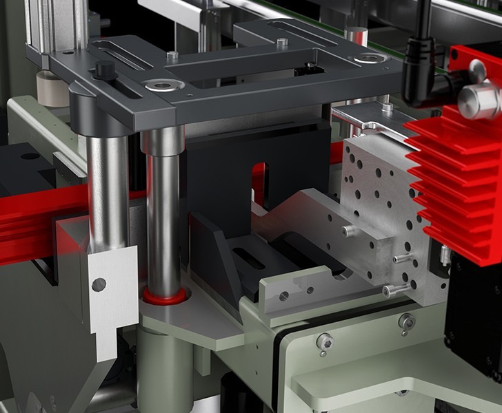 Centros de usinagem CNC + Quadra Morsas com contramoldes dinâmicos PROFIX Emmegi 2