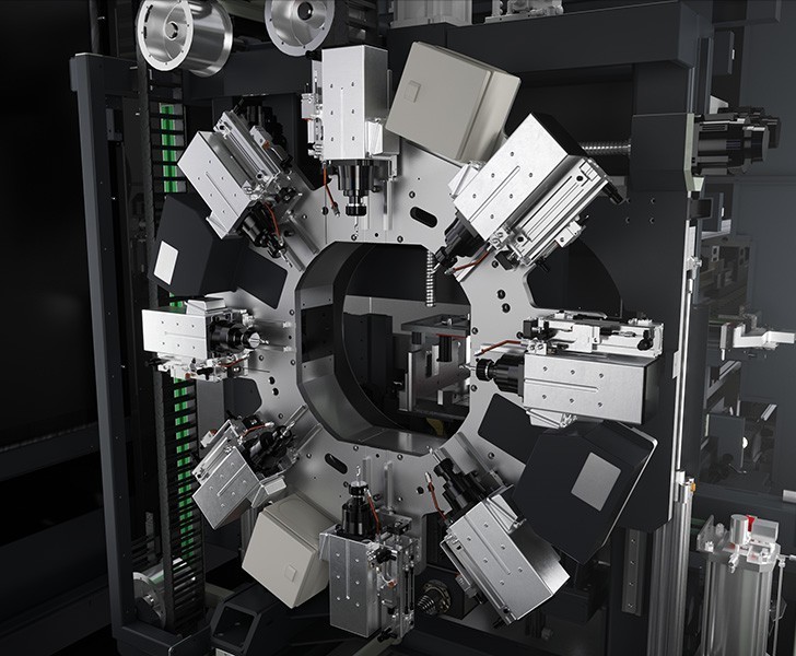 Centros de usinagem CNC + Quadra Unidade de fresagem unit Emmegi 3